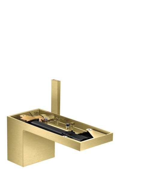 AXOR-HG-AXOR-MyEdition-Einhebel-Waschtischmischer-70-mit-Push-Open-Ablaufgarnitur-ohne-Platte-Brushed-Brass-47012950 gallery number 1